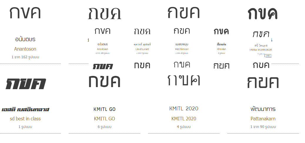 fontthai